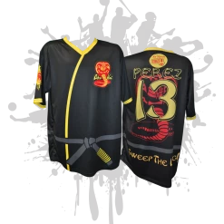 All The Way Live Designs Cobra Kai Dojo Mens Full Dye Jersey