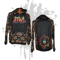 All The Way Live Designs NATIVE PATTERN HOODY