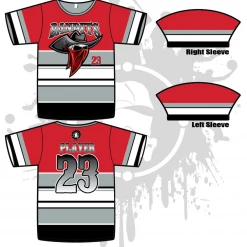 All The Way Live Designs Bandits 10U Men's Full Dye Jersey