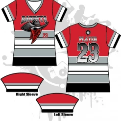 All The Way Live Designs Bandits 10U Youth Women's Full Dye Jersey