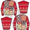 All The Way Live Designs Football ATWL Christmas Spirit Sweater-1 Men