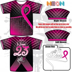 All The Way Live Designs Fight For Love Cancer Awareness Mens Full Dye Jersey