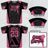 All The Way Live Designs Stay Strong Mens Full Dye Jersey Cancer Awareness Black