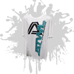 All The Way Live Designs Tron ATWL Vertical White Sub-Dye Mens Jersey
