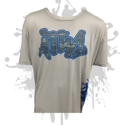 All The Way Live Designs ATWL Vigor Bounce Blue Men's Grey Sub Dye Jersey