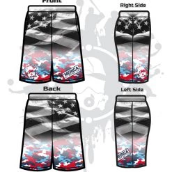All The Way Live Designs 'MERICA Men's Full-Dye Shorts