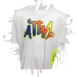 All The Way Live Designs ATWL Vibrant Men's White Sub Dye Jersey