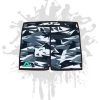 All The Way Live Designs Abstract Camo Women's Compression Shorts