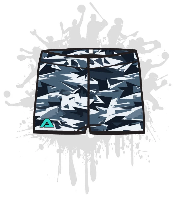 All The Way Live Designs Abstract Camo Women's Compression Shorts 3 All The Way Live Designs Abstract Camo Women's Compression Shorts