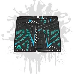 All The Way Live Designs Abstract Geo Women's Compression Shorts