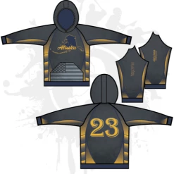 All The Way Live Designs All The Way Live States (VT,CT,RI,ME,NJ,NH,AK) Unisex Full Dye Hoody Men