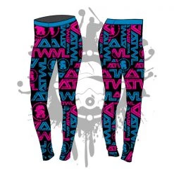 All The Way Live Designs All Over Tron Womens Leggings