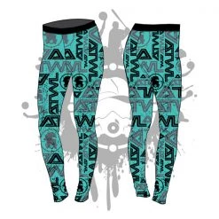 All The Way Live Designs All Over Tron Womens Leggings