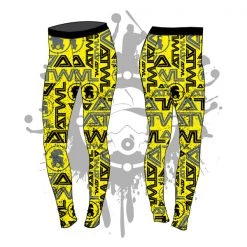 All The Way Live Designs All Over Tron Womens Leggings