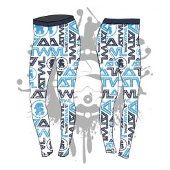 All The Way Live Designs All Over Tron Womens Leggings