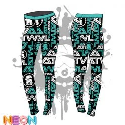 All The Way Live Designs All Over Tron Womens Leggings