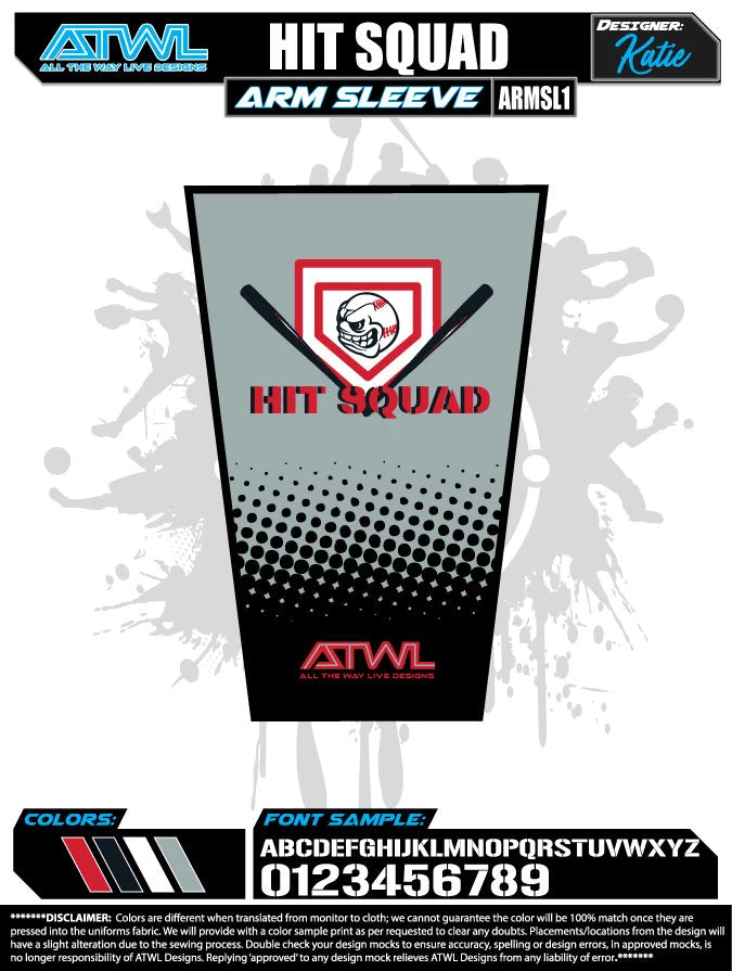 All The Way Live Designs Hit Squad Arm Sleeve 3 All The Way Live Designs Hit Squad Arm Sleeve