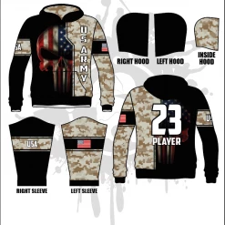 All The Way Live Designs Punishment Full Dye Hoodie