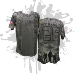 All The Way Live Designs Armed Forces (Army) Mens Full Dye Jersey