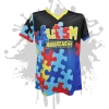All The Way Live Designs Autism Awareness Womens Full Dye Jersey