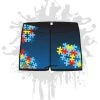 All The Way Live Designs Autism Women's Compression Shorts