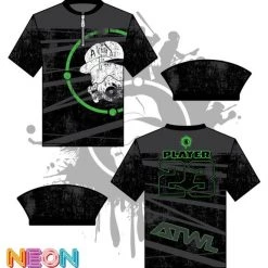 All The Way Live Designs DISTRESSED GAS MASK BATTING JACKET Men