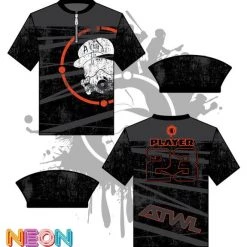 All The Way Live Designs DISTRESSED GAS MASK BATTING JACKET Men