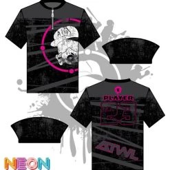 All The Way Live Designs DISTRESSED GAS MASK BATTING JACKET Men