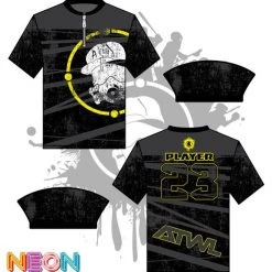 All The Way Live Designs DISTRESSED GAS MASK BATTING JACKET Men