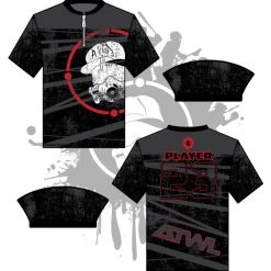 All The Way Live Designs DISTRESSED GAS MASK BATTING JACKET Men