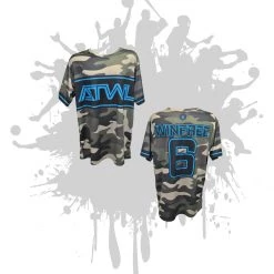 All The Way Live Designs Army Camo Tron Mens Full-Dye Jersey