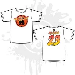 All The Way Live Designs 80's TV Throwback White Sub-Dye Jerseys