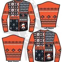 All The Way Live Designs Football ATWL Christmas Spirit Sweater-1 Men