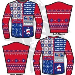 All The Way Live Designs Football ATWL Christmas Spirit Sweater-1 Men