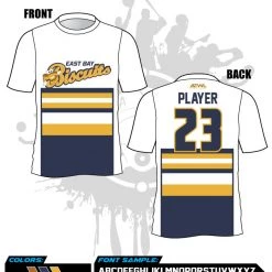 All The Way Live Designs East Bay Fall League Men's Sub Dye Jerseys