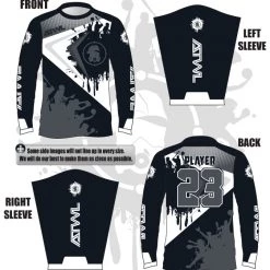 All The Way Live Designs Erratic Men's Long Sleeve Jersey