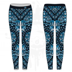All The Way Live Designs Bandana Womens Leggings: Gradient (7 Colors Available)
