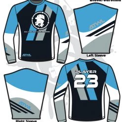 All The Way Live Designs Crossover Long Sleeve Full Dye Men