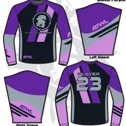 All The Way Live Designs Crossover Long Sleeve Full Dye Men