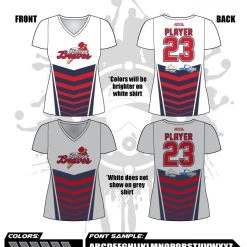 All The Way Live Designs Pinecrest Fall League Women's Sub Dye Jersey