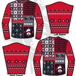 All The Way Live Designs Men 2018 Holiday Ugly Sweaters