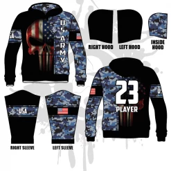 All The Way Live Designs Punishment Full Dye Hoodie