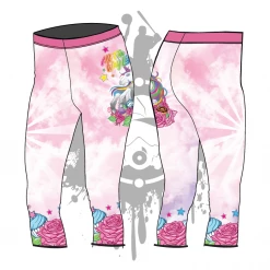 All The Way Live Designs Candicorn Womens Leggings