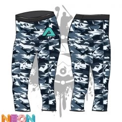 All The Way Live Designs Abstract Camo Womens Leggings