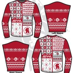 All The Way Live Designs Football ATWL Christmas Spirit Sweater-1 Men