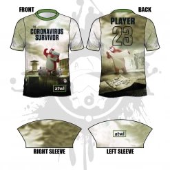 All The Way Live Designs New Arrivals Coronavirus Survivor Men's Jersey