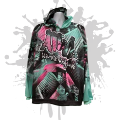 ATWL Complex Hoody Unisex PINK/MINT Hoodies
