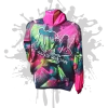 All The Way Live Designs Complex Hoody Unisex PINK/NEON GREEN