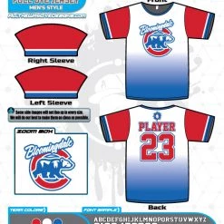 All The Way Live Designs Bloomingdale Spring 2020 Womens V Neck Baseball Jerseys