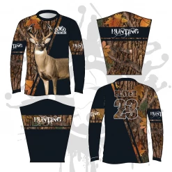 All The Way Live Designs Oh, Deer! Long Sleeve Jersey